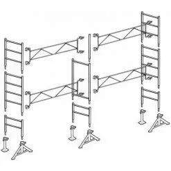 Échafaudage Altrad 49 Maçon 35 M²