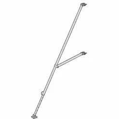 ALTRAD - Stabilisateur Universel Galvanisé - Echafaudage ALTRAD - 2,20m à 3,30m Réf: U0220g