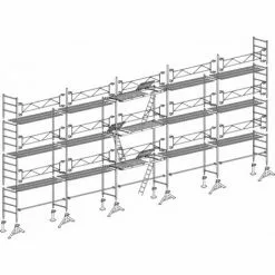 Échafaudage Altrad 49 Maçon 128 M²